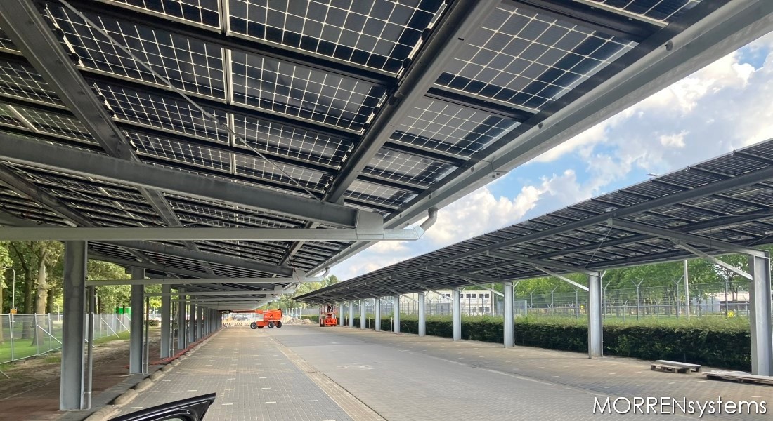 MORRENsystems solar parking Urenco Almelo